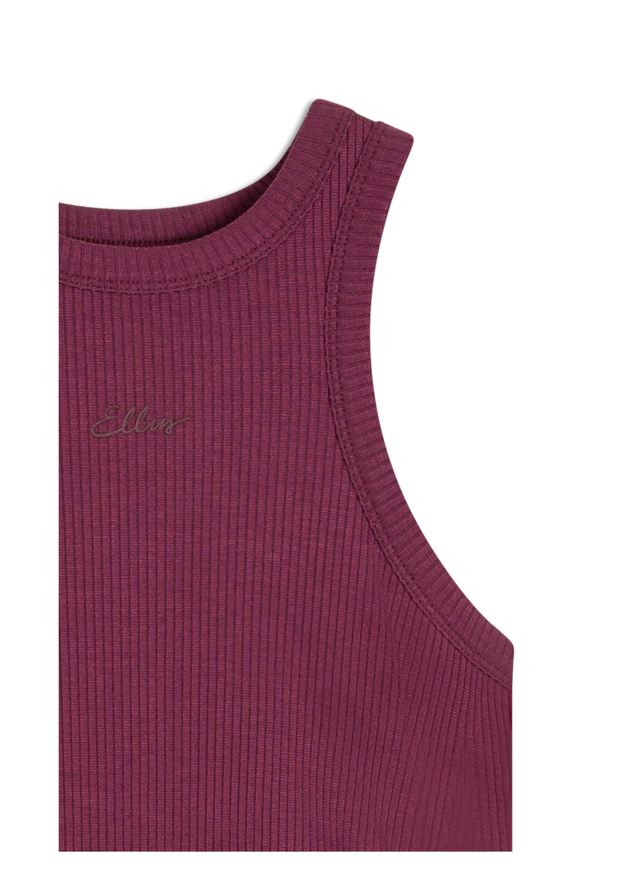 Blusa Rib Sleeveless Roxo