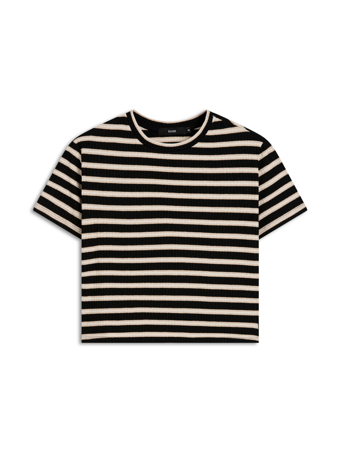 Blusa Rib Stripe Preto