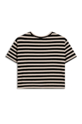 Blusa Rib Stripe Preto