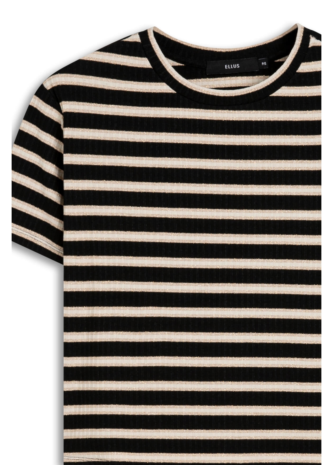 Blusa Rib Stripe Preto