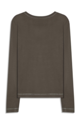 Blusa Rib Tabaco