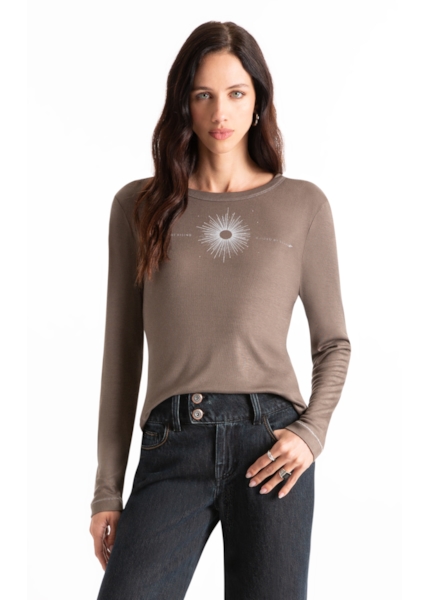 Blusa Rib Tabaco