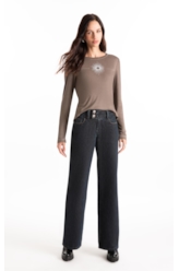 Blusa Rib Tabaco