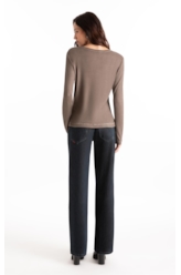 Blusa Rib Tabaco