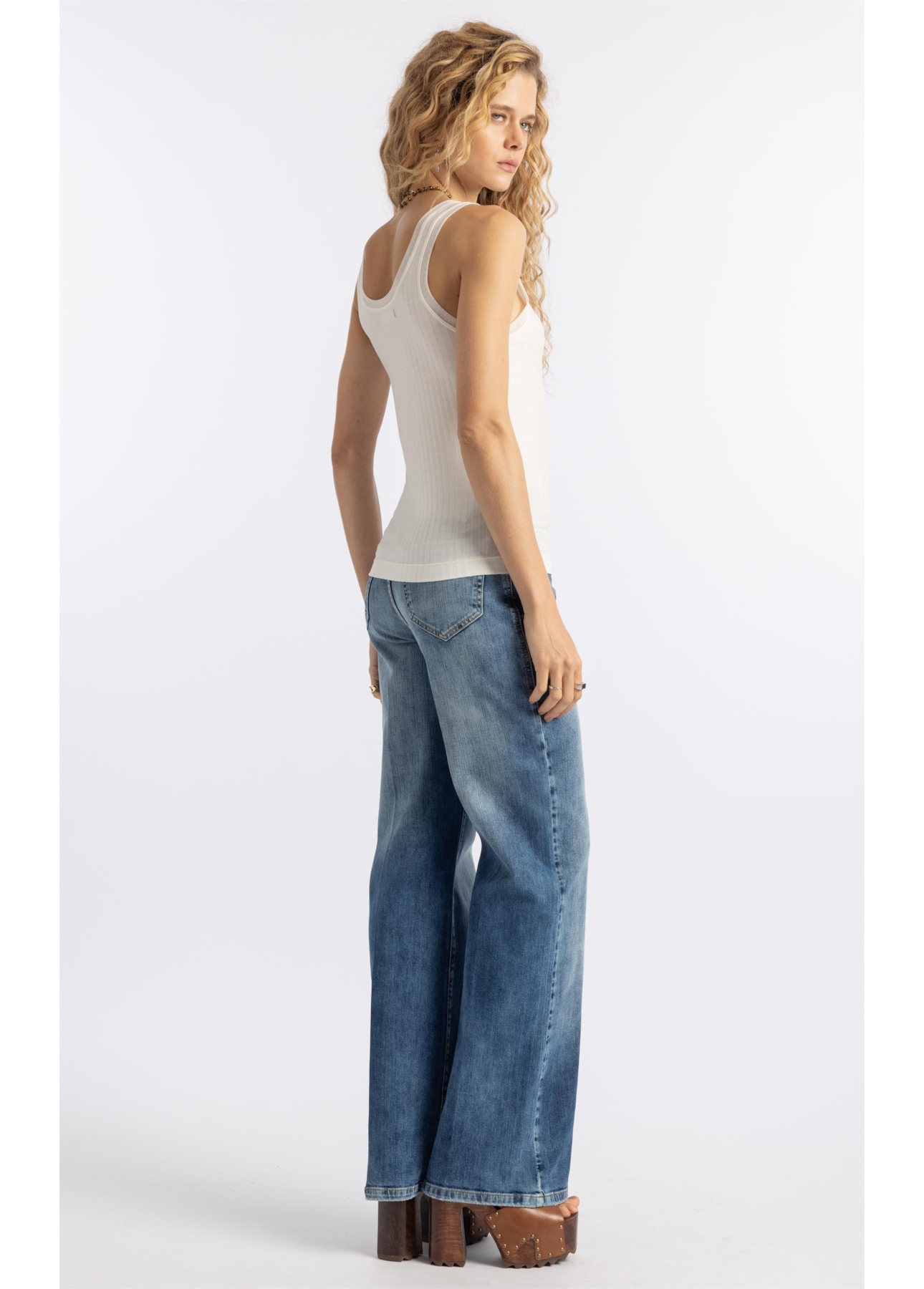 Blusa Rib Tule Ellus Originals Off White