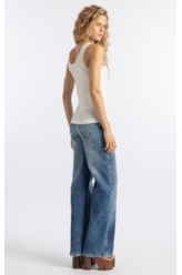 Blusa Rib Tule Ellus Originals Off White