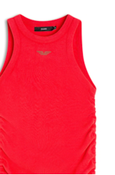 Blusa Ribana Franzida Vermelho