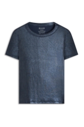 Blusa  Ribbed Foil Dark Navy