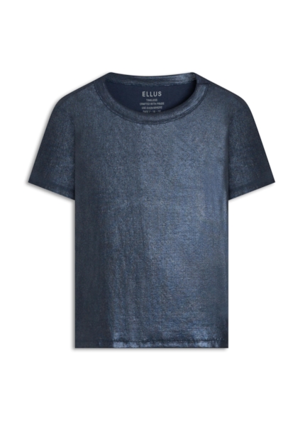 Blusa  Ribbed Foil Dark Navy