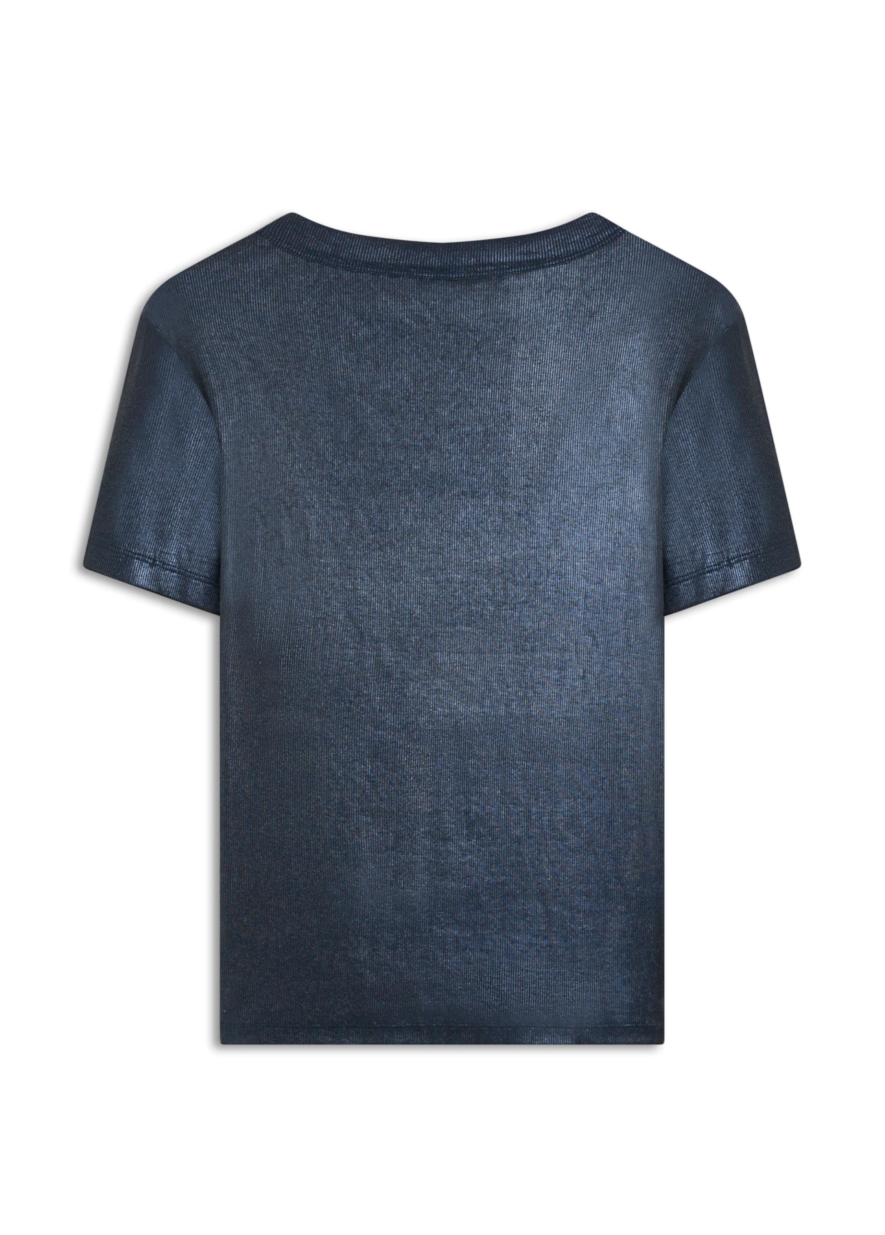 Blusa  Ribbed Foil Dark Navy
