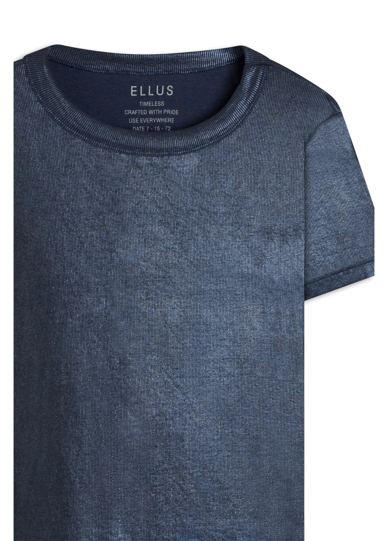 Blusa  Ribbed Foil Dark Navy