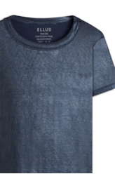 Blusa  Ribbed Foil Dark Navy