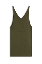 Blusa Ribbed Hotfix Knit Verde Militar