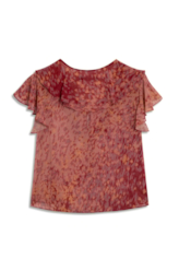 Blusa Ruffles Cobre