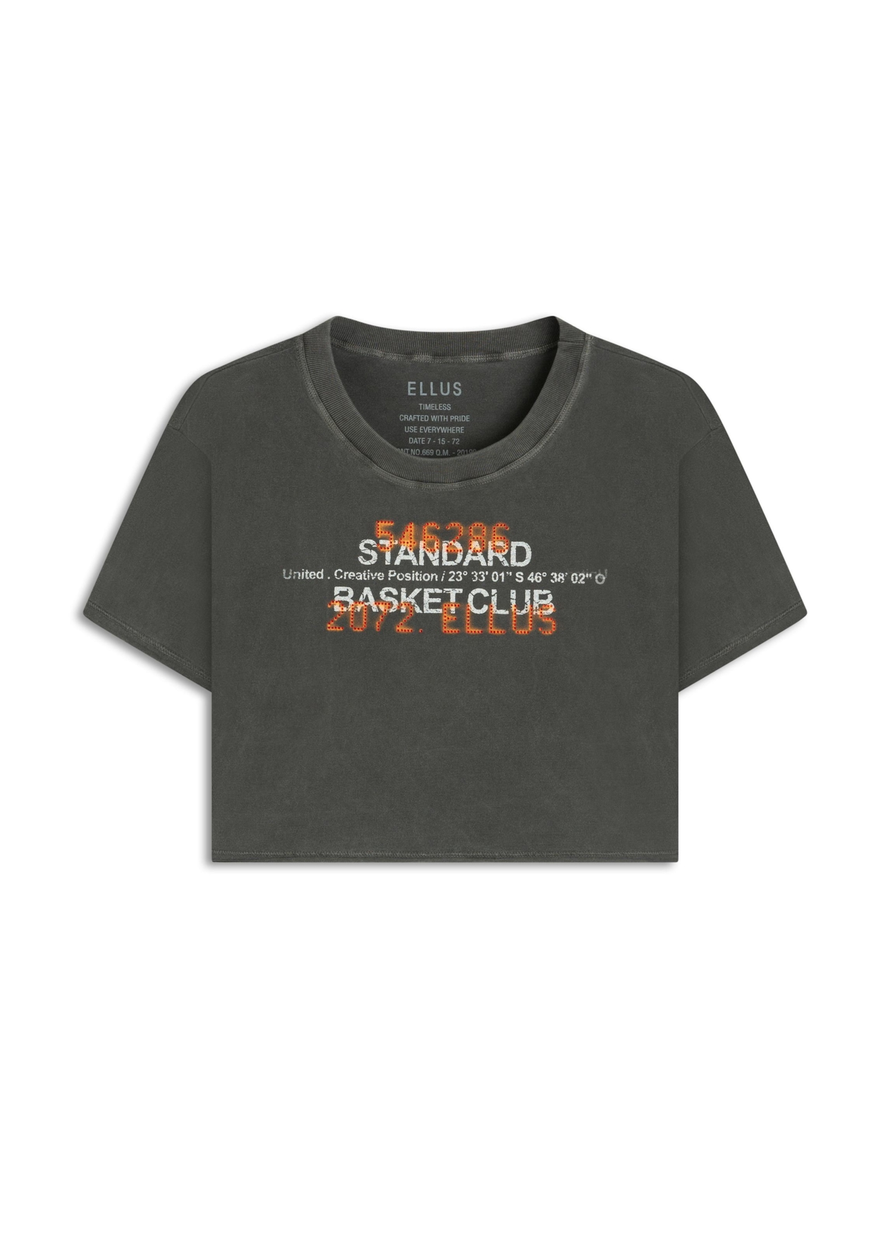 Blusa Scoreboard Cropped Preto