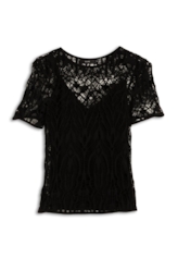 Blusa Scuba Cobweb Preto
