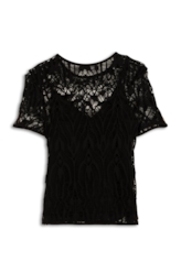 Blusa Scuba Cobweb Preto