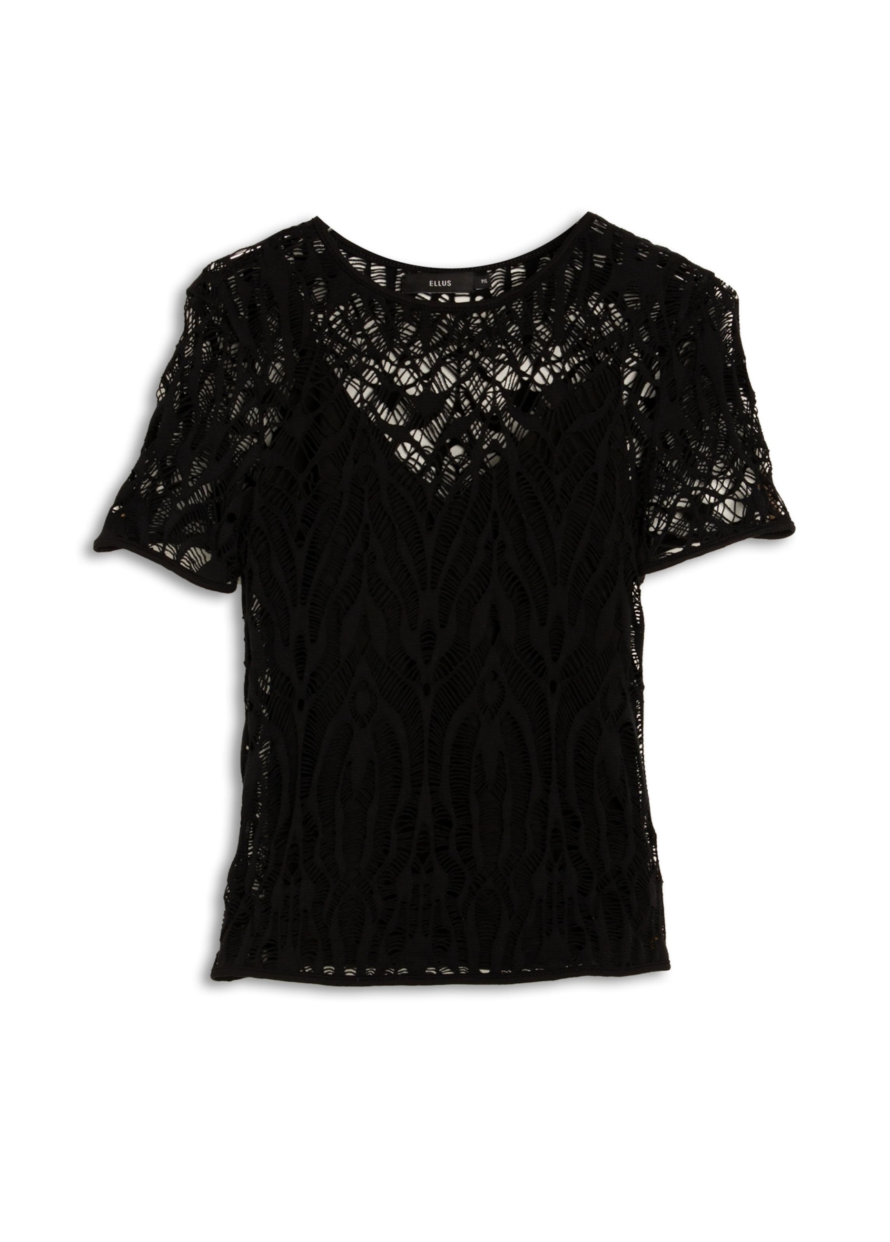 Blusa Scuba Cobweb Preto