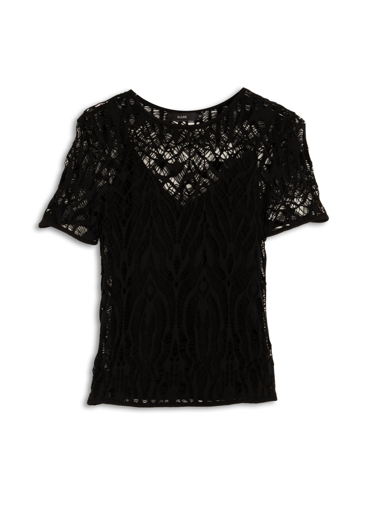 Blusa Scuba Cobweb Preto