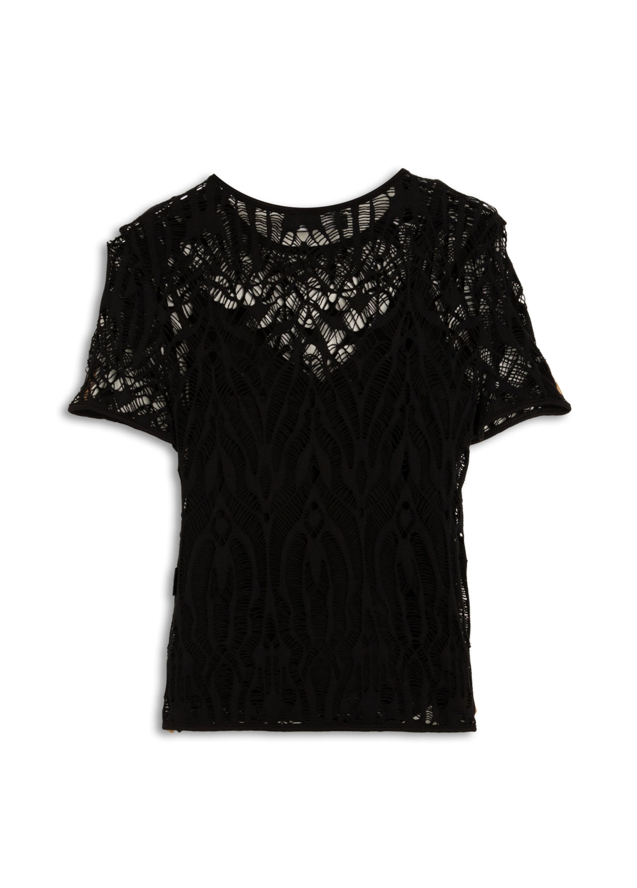 Blusa Scuba Cobweb Preto