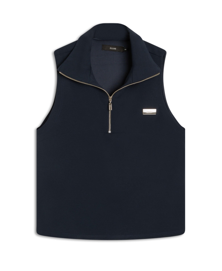 Blusa Scuba Turtleneck Marinho