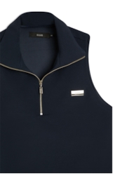 Blusa Scuba Turtleneck Marinho