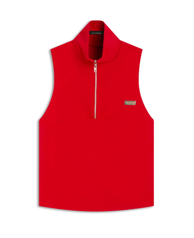 Blusa Scuba Turtleneck Vermelho