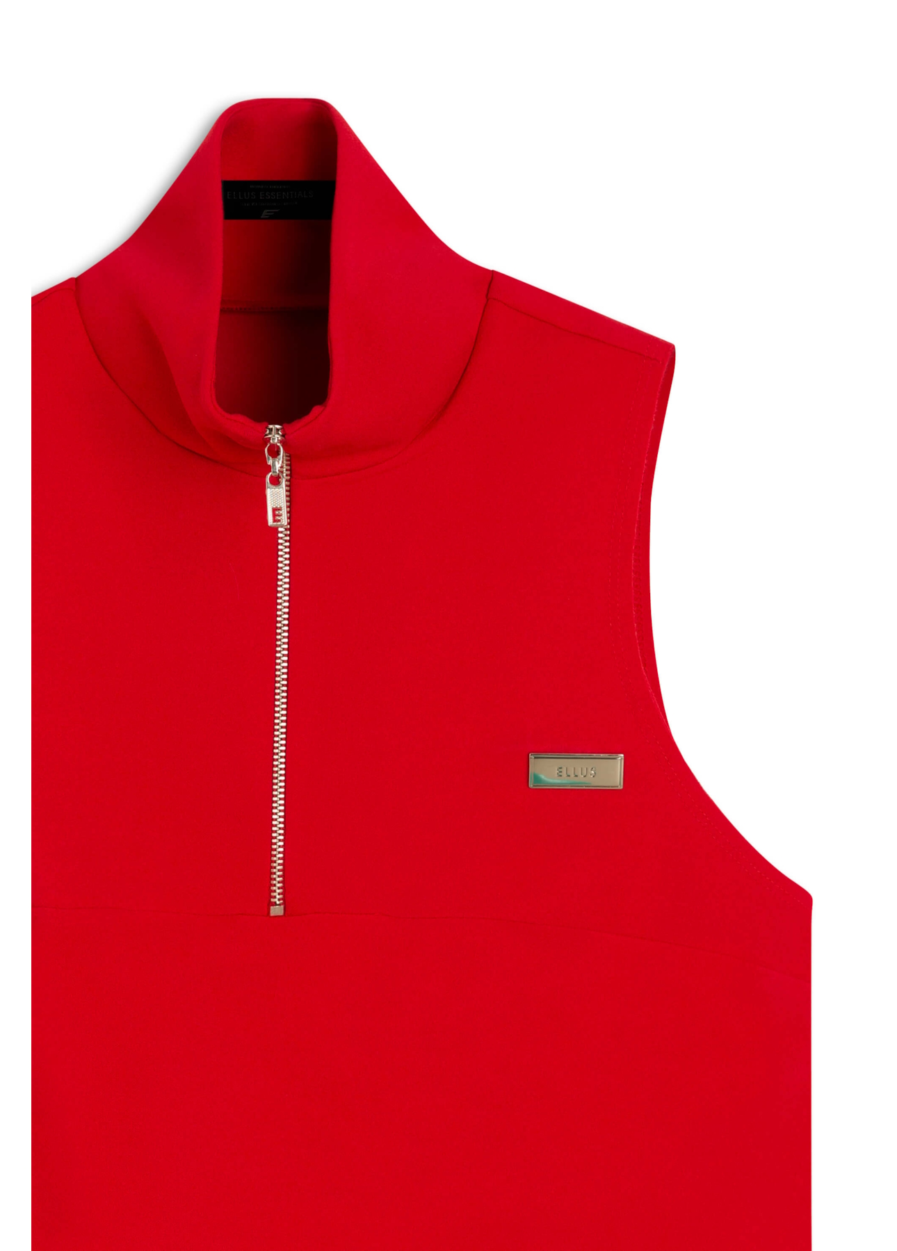 Blusa Scuba Turtleneck Vermelho