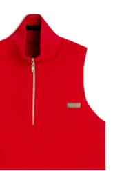 Blusa Scuba Turtleneck Vermelho