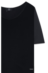 Blusa Seda Fluid T-Shirt Preto