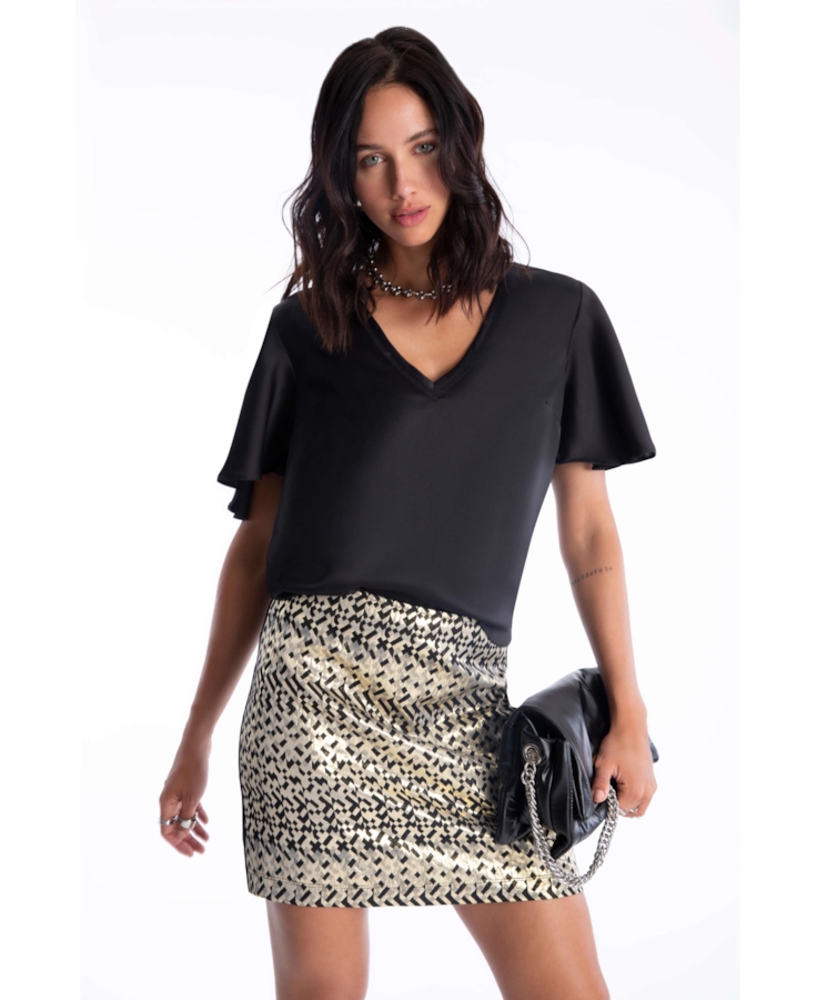 Blusa Segal Preto