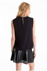 Blusa Segal Sleeveless Preto