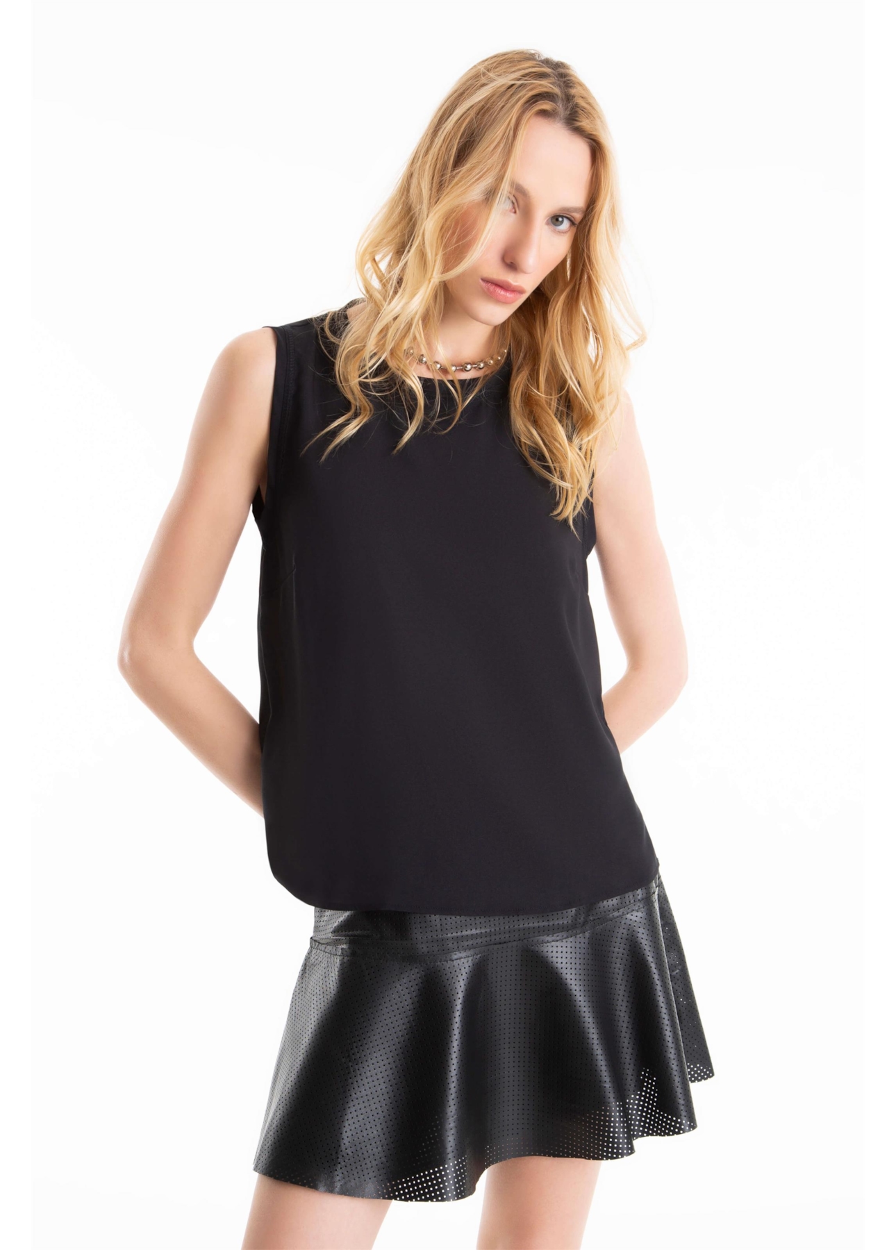 Blusa Segal Sleeveless Preto
