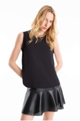 Blusa Segal Sleeveless Preto