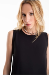 Blusa Segal Sleeveless Preto