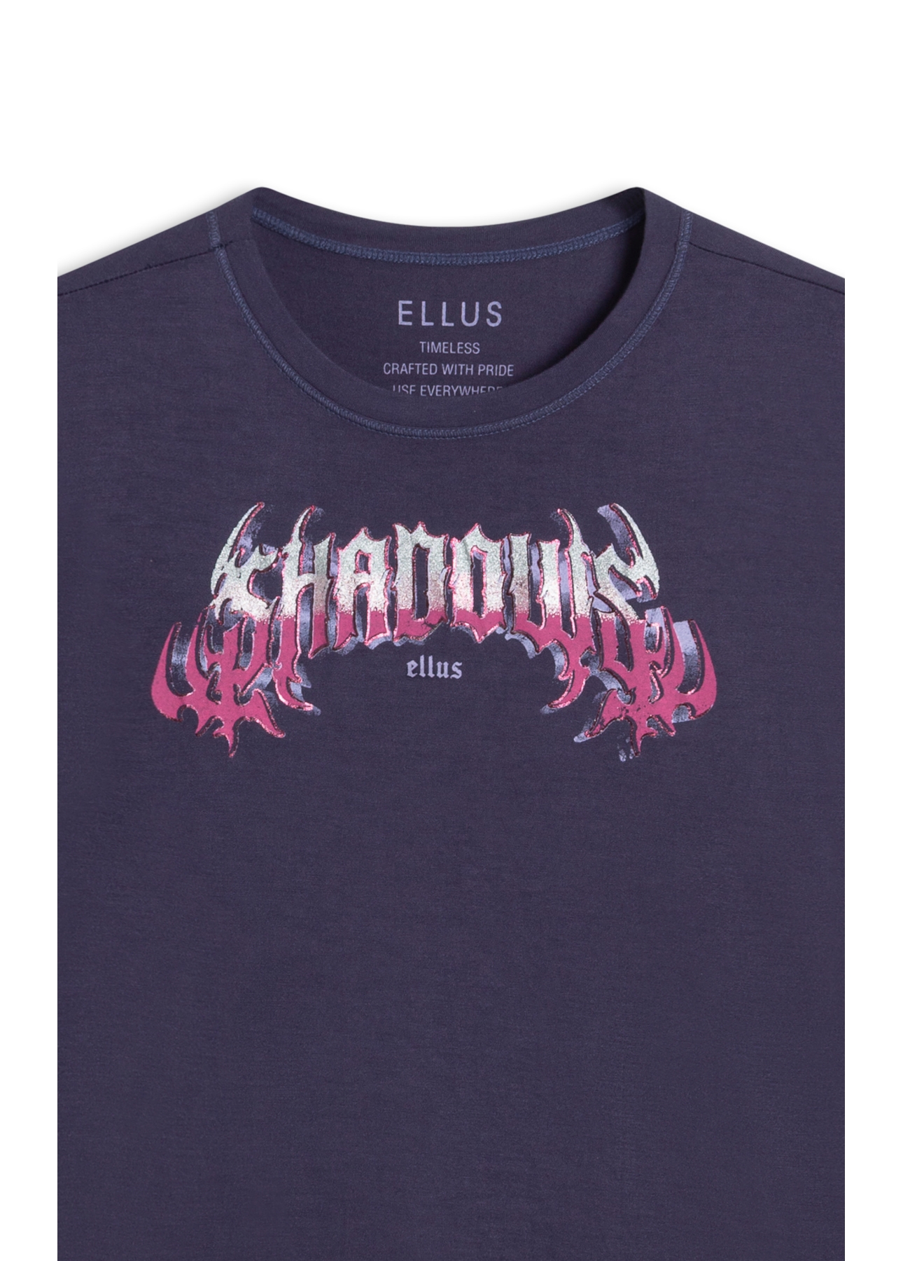 Blusa Shadows Boxy Purple Blue