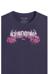 Blusa Shadows Boxy Purple Blue