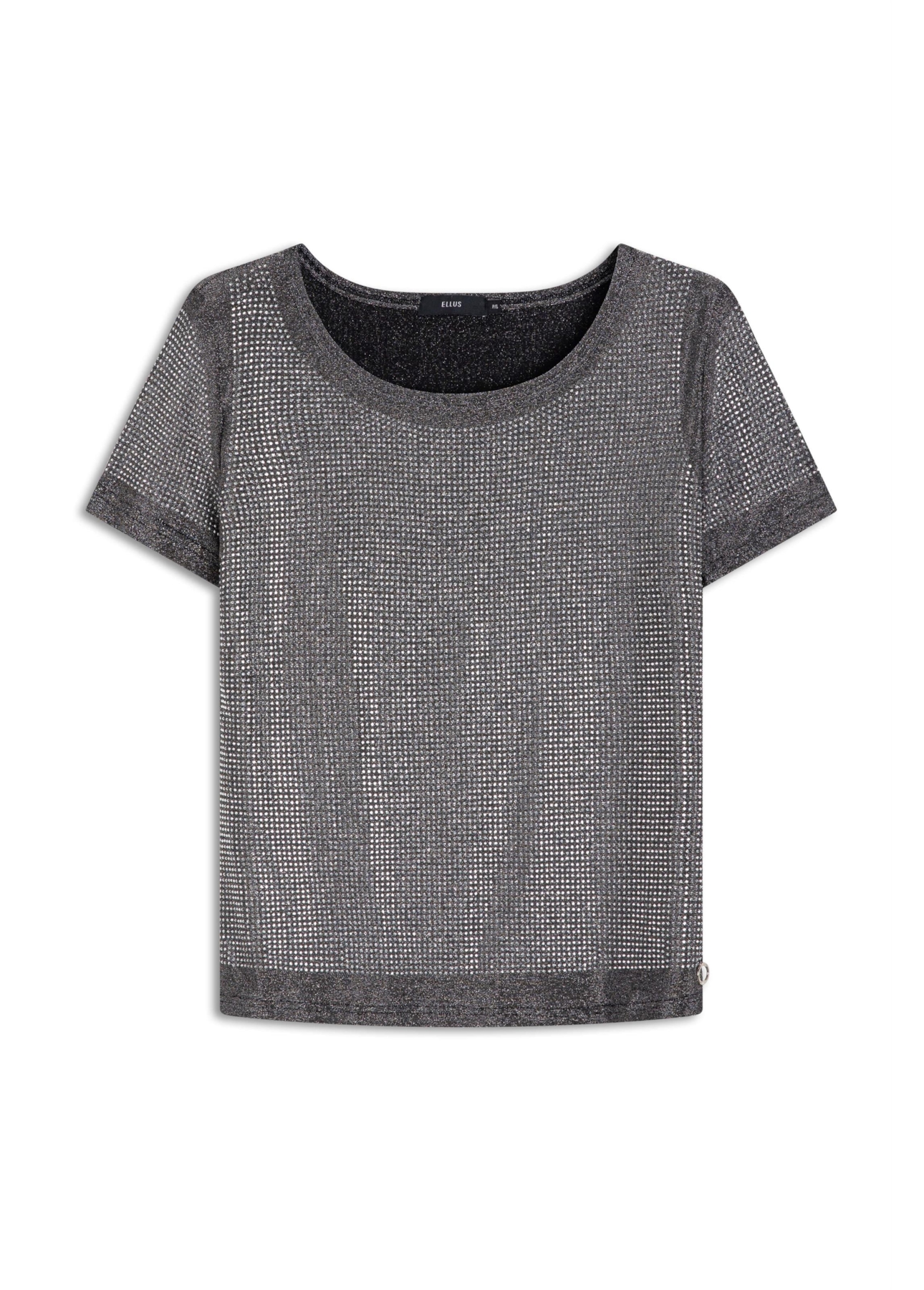 Blusa Shine Hotfix Prata