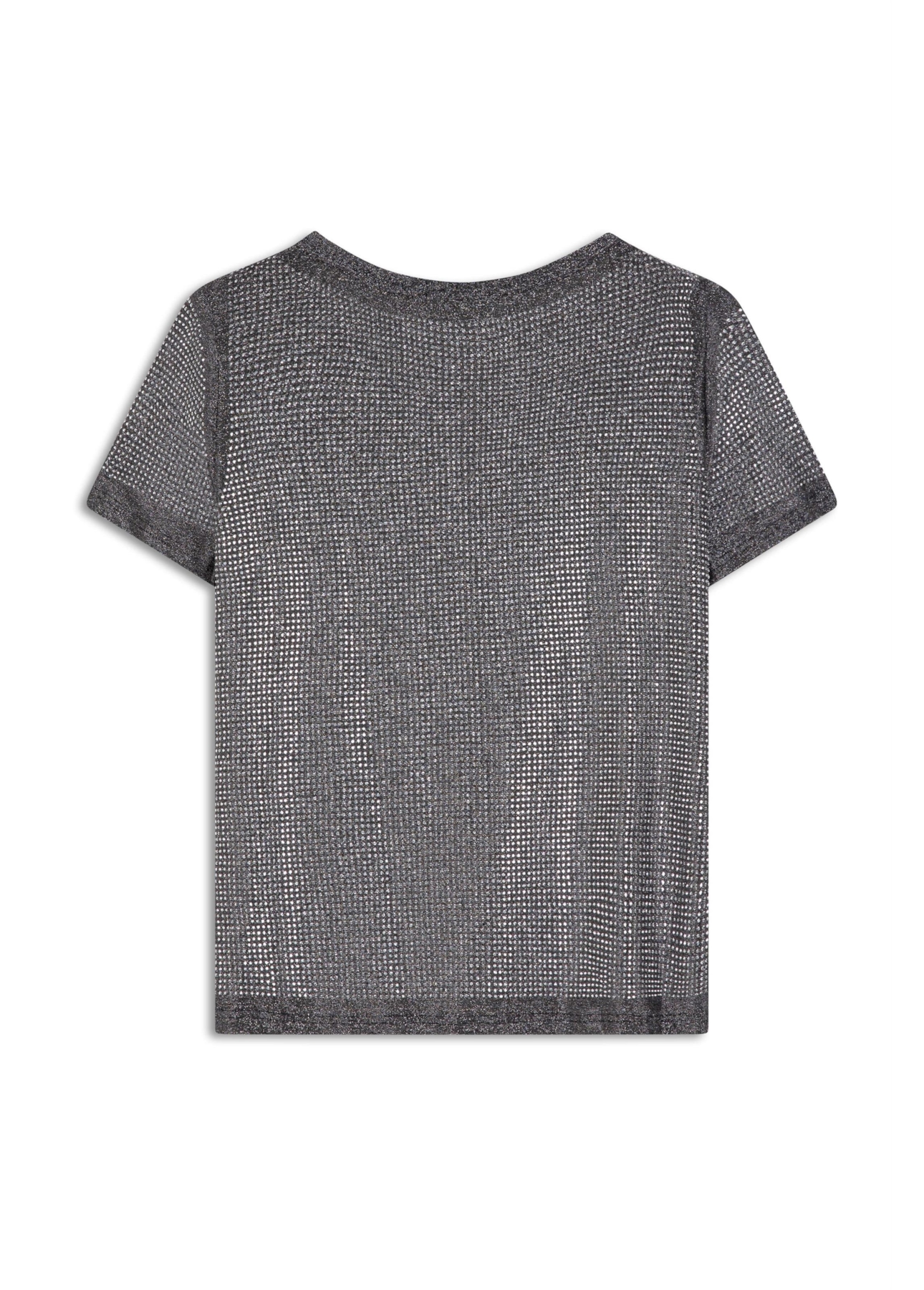 Blusa Shine Hotfix Prata