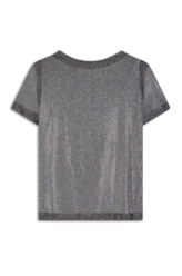 Blusa Shine Hotfix Prata