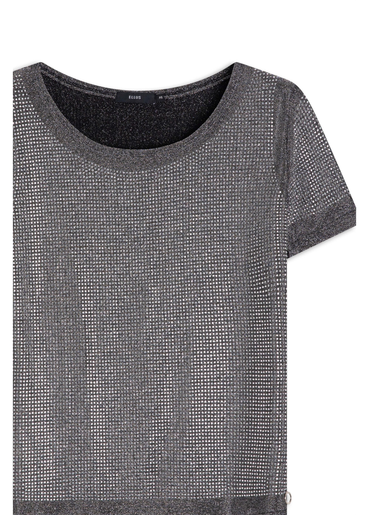Blusa Shine Hotfix Prata