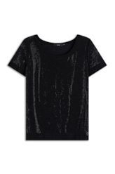 Blusa Shine Hotfix Preto