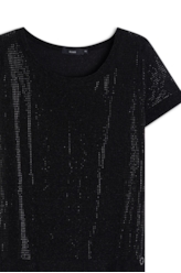 Blusa Shine Hotfix Preto