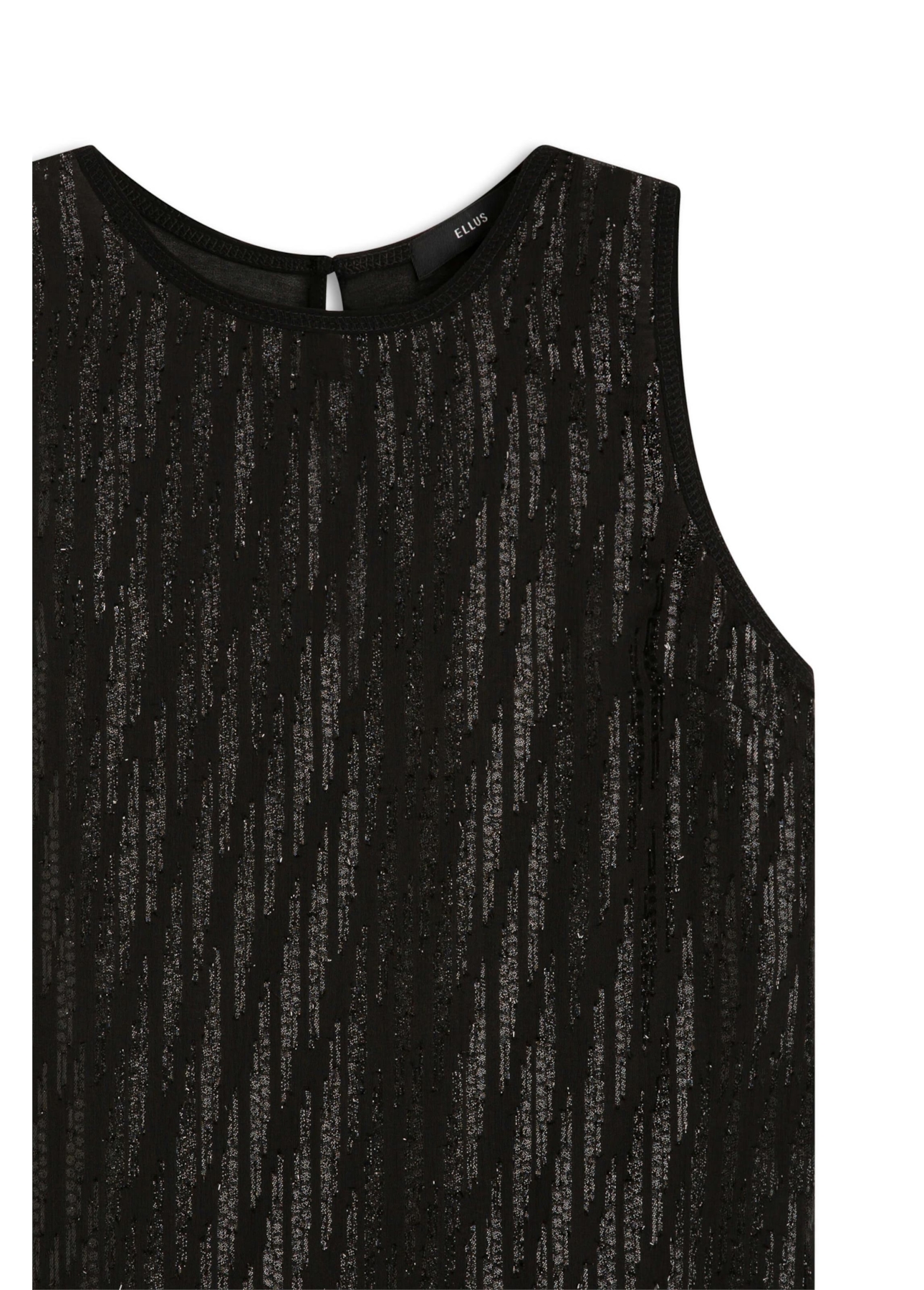 Blusa Silky Jacquard Big Preto