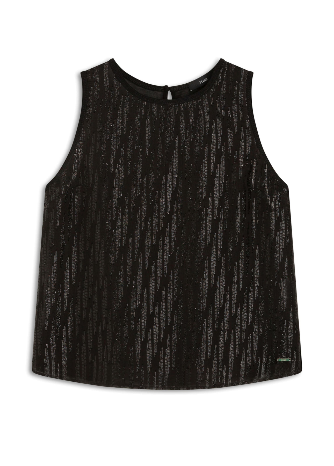 Blusa Silky Jacquard Big Preto