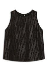 Blusa Silky Jacquard Big Preto