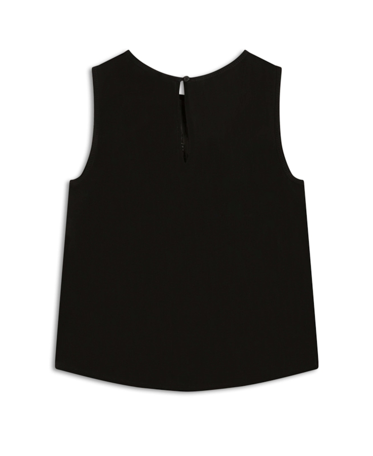 Blusa Silky Jacquard Big Preto