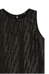 Blusa Silky Jacquard Big Preto