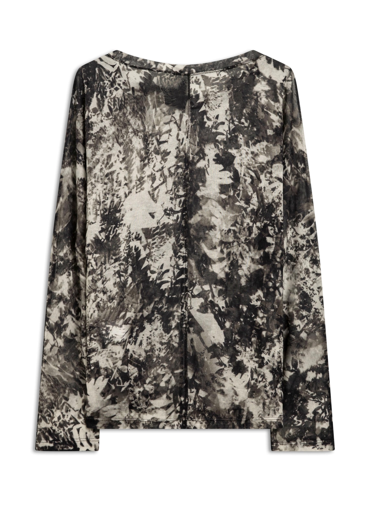 Blusa Slik Leafage Preto