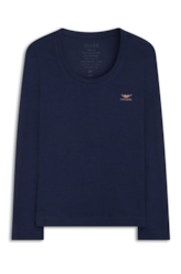 Blusa Slim Limited Edition Basic Dark Navy